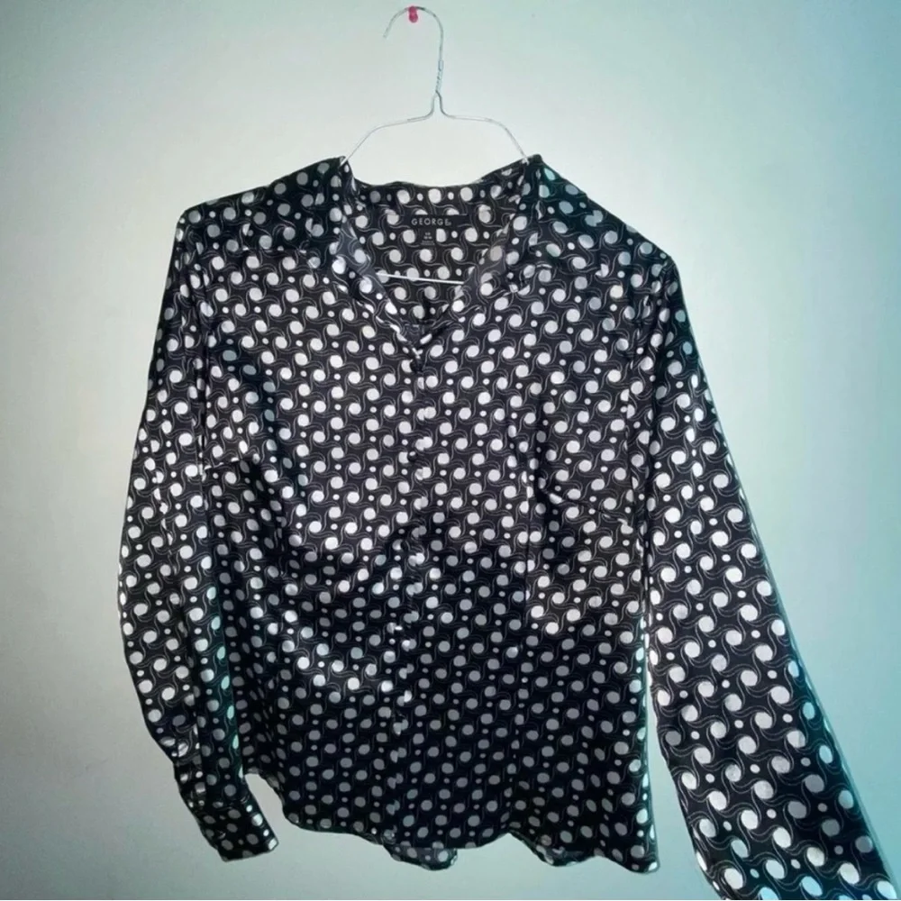 Printed button up blouses set bundle